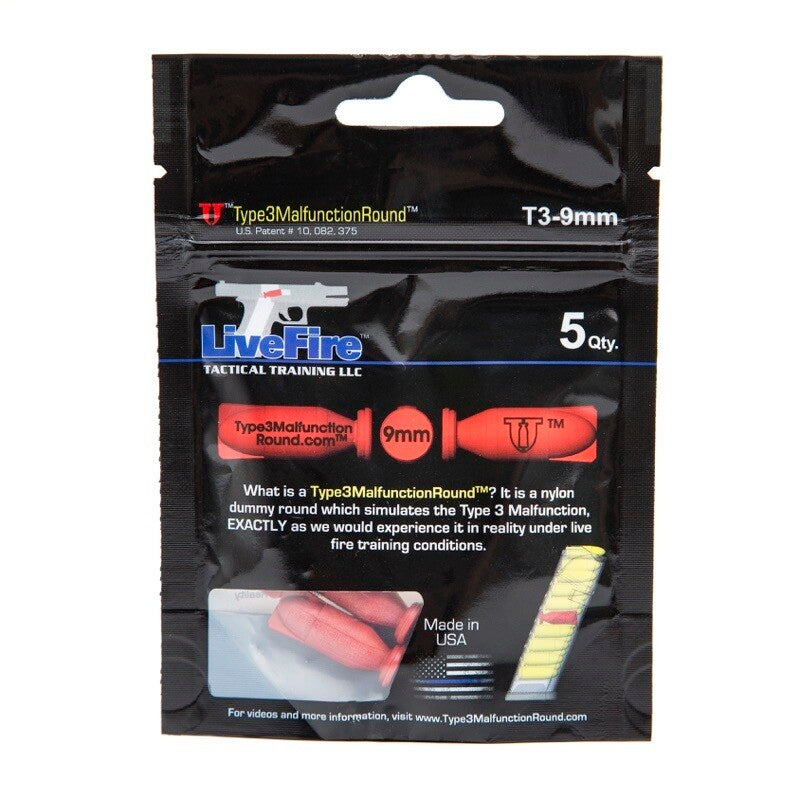 LiveFire Tactical Training LLC's Type 3 Malfunction Round