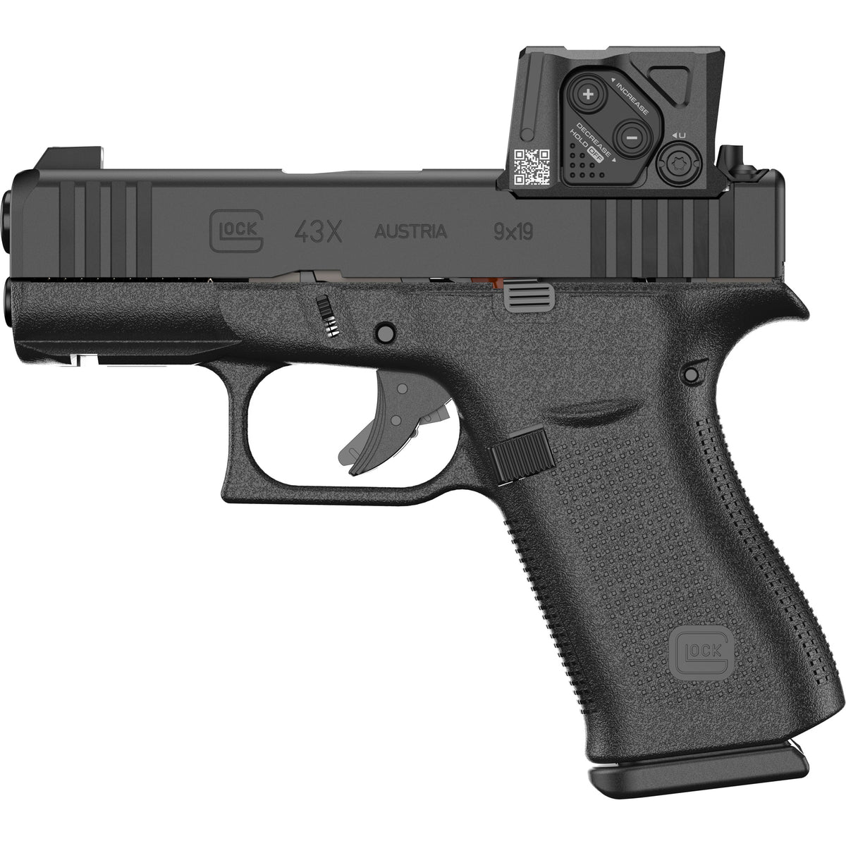 GLOCK 43X MOS with Aimpoint COA