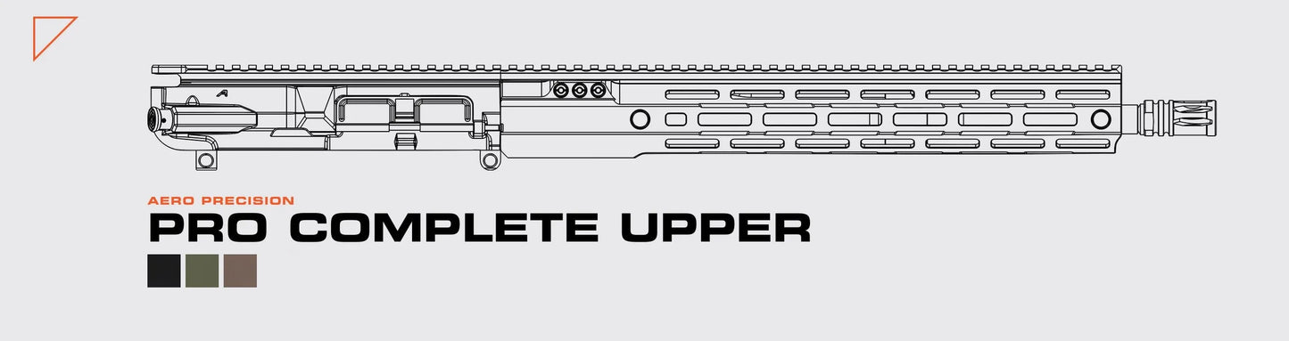 Aero Precision M4E1 PRO Complete Upper Receiver Group 16" 5.56 Hanson Mid-Length CHF w/ 15" MOD 4 Handguard