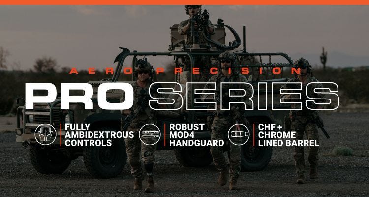 Aero Precision M4E1 PRO Complete Upper Receiver Group 16" 5.56 Hanson Mid-Length CHF w/ 15" MOD 4 Handguard