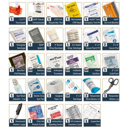 North American Rescue Trauma & First Aid Kit - Class A w/ Compression Gauze