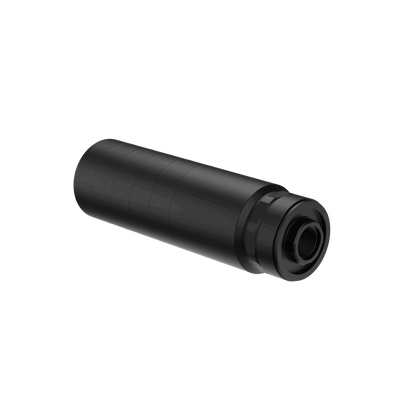 Liberty Precision Machine Anthem-K2 suppressor rear view with 5/8x24 direct thread adapter
