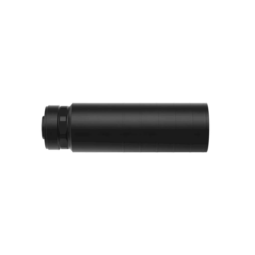 Liberty Precision Machine Anthem-K2 suppressor front view showing removable end cap