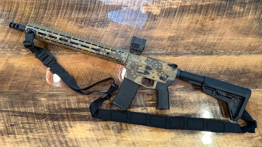 SFS Built - AR-15 Rifle in 5.56 NATO with Sandstone Raider Cerakote