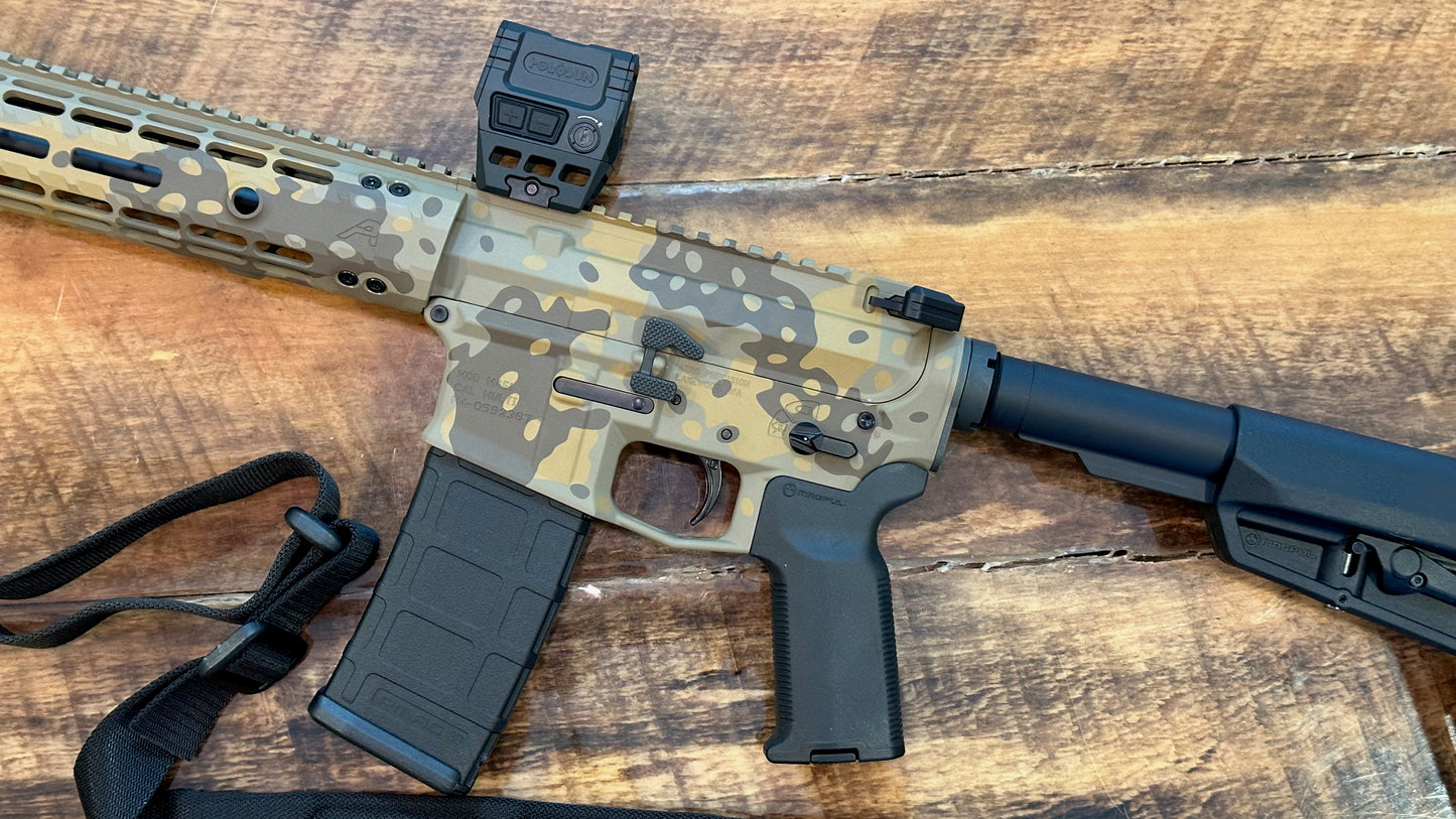 SFS Built - AR-15 Rifle in 5.56 NATO with Sandstone Raider Cerakote