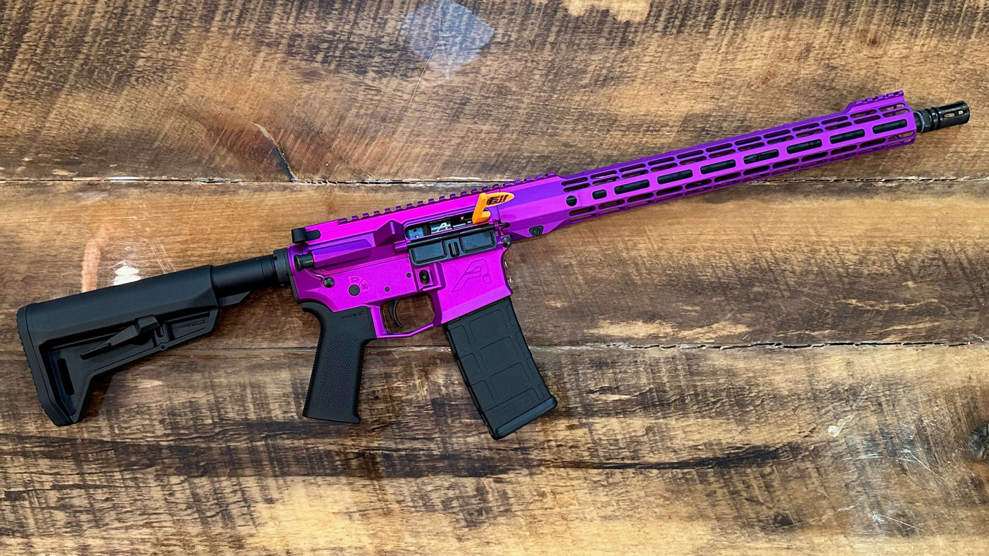 SFS Built - AR-15 Rifle in 5.56 NATO with Purple Anodized