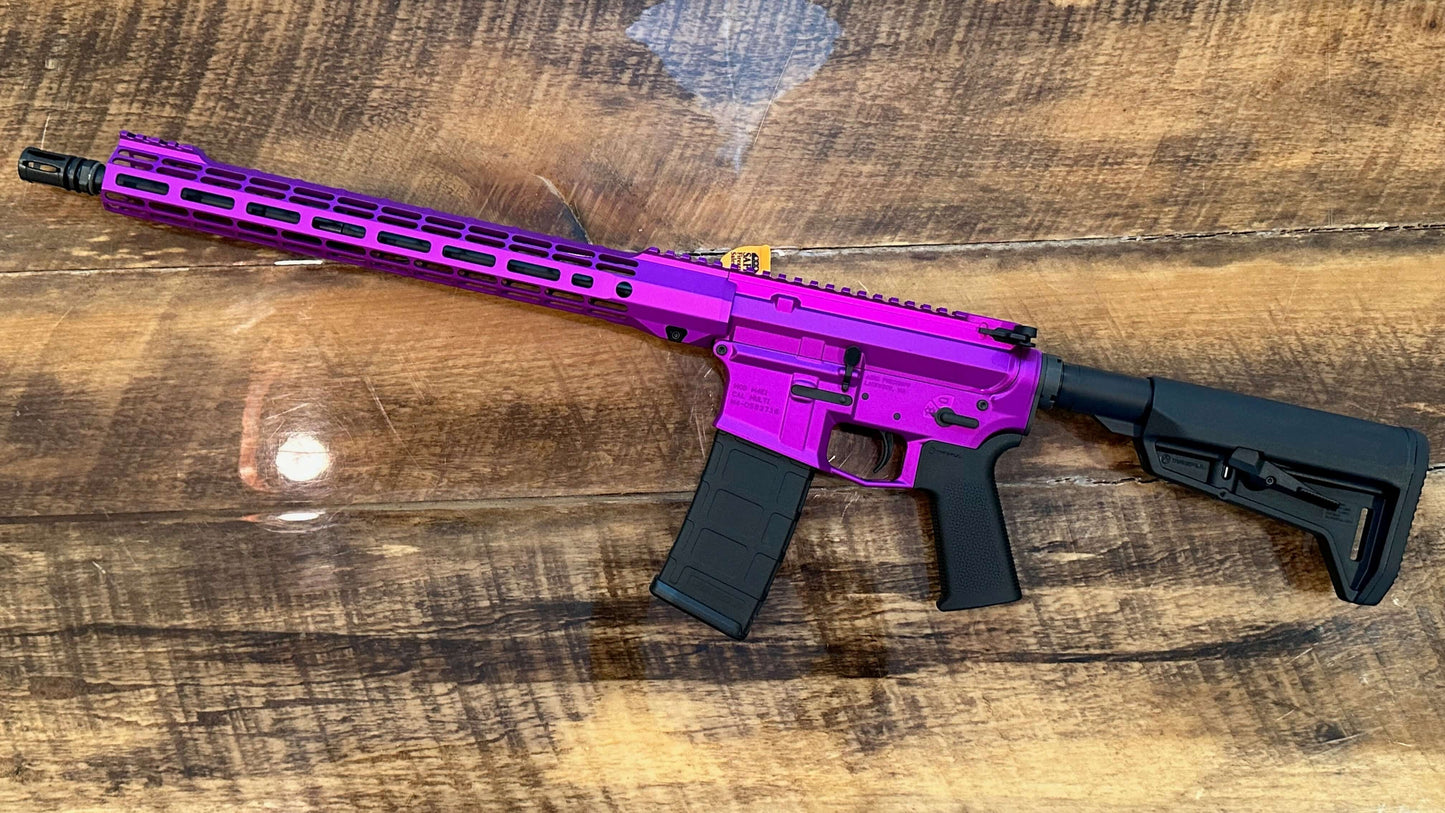 SFS Built - AR-15 Rifle in 5.56 NATO with Purple Anodized