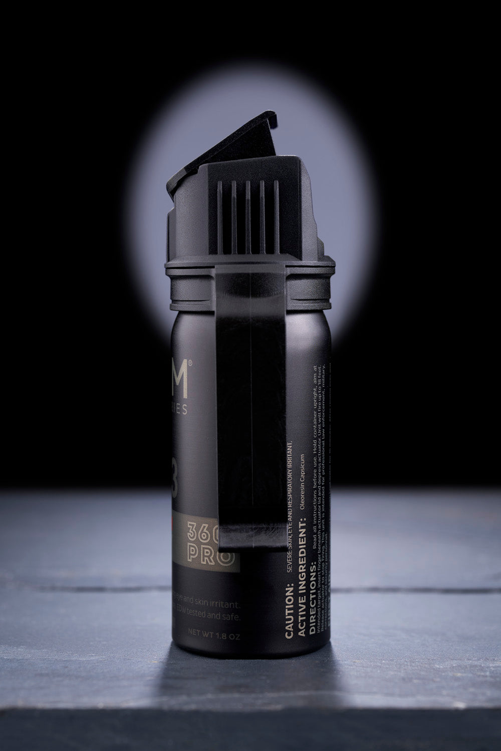 POM MK3 pepper spray flip top safety