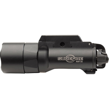 SureFire X300T-B Turbo left side profile showing thumbscrew rail clamp