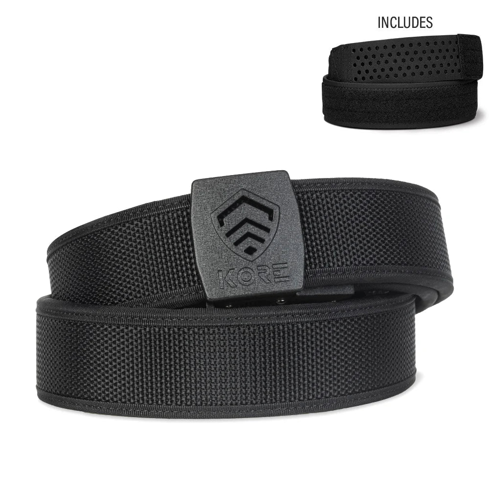 Kore Essentials Competition Belt 1.5" Complete Kit w/ Padded Inner Belt