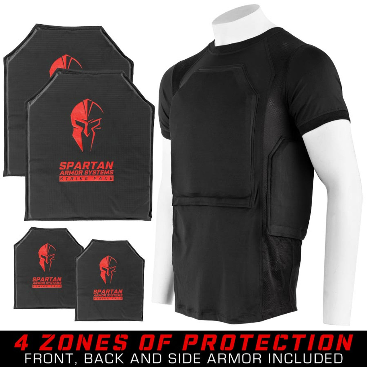 Ghost Concealment Shirt with Flex Fused Core Level IIIA Soft Armor Panels