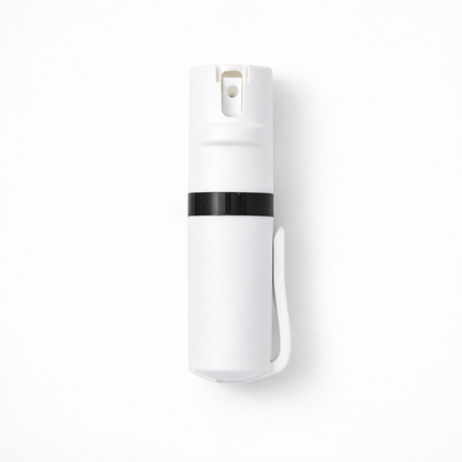 POM pepper spray white clip model