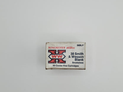 Winchester Western .38 S&W Blanks