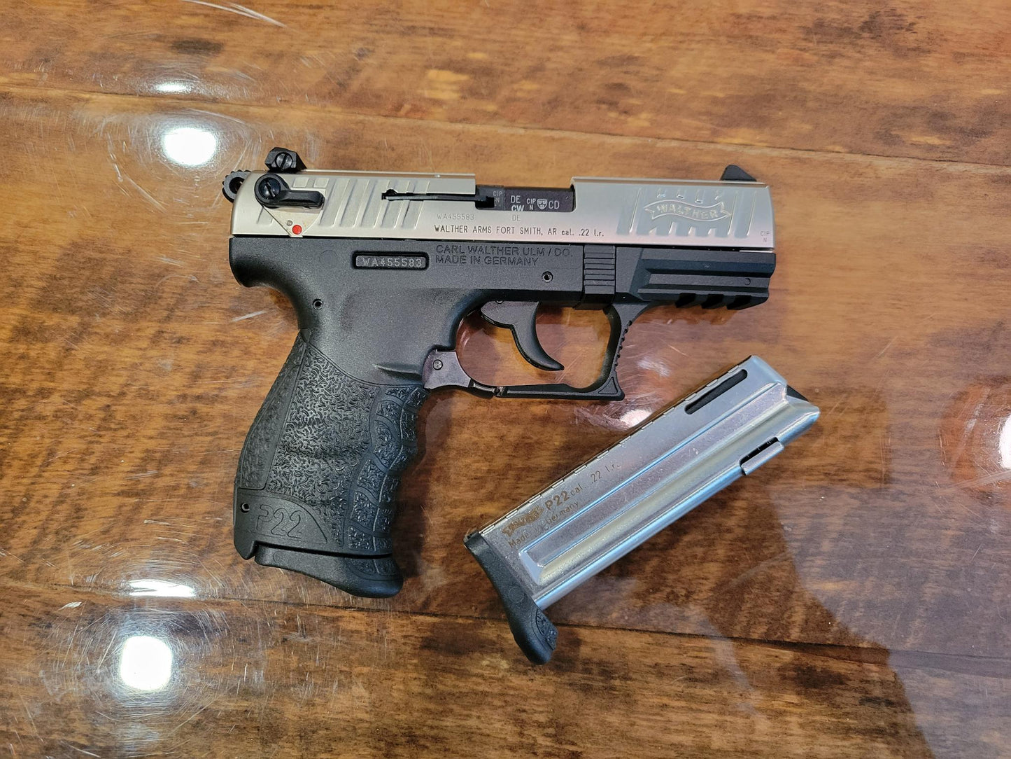 Stainless Walther P22
