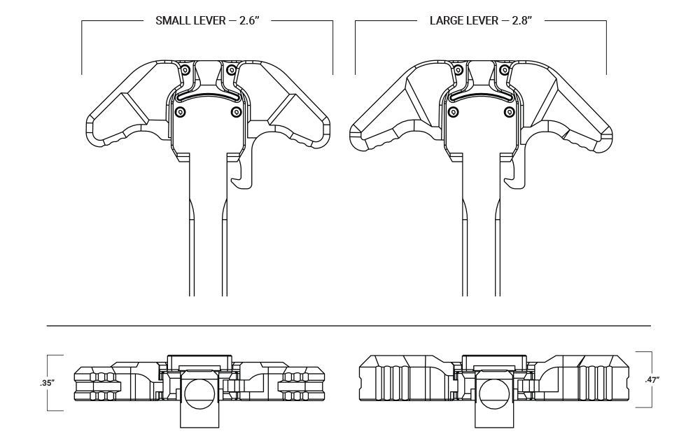 Aero AR15 BREACH® Ambi Charging Handles
