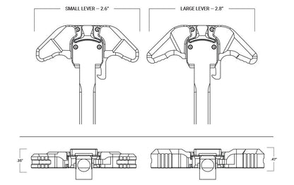 Aero AR15 BREACH® Ambi Charging Handles